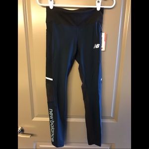 New Balance athletic pants with mesh cutouts
